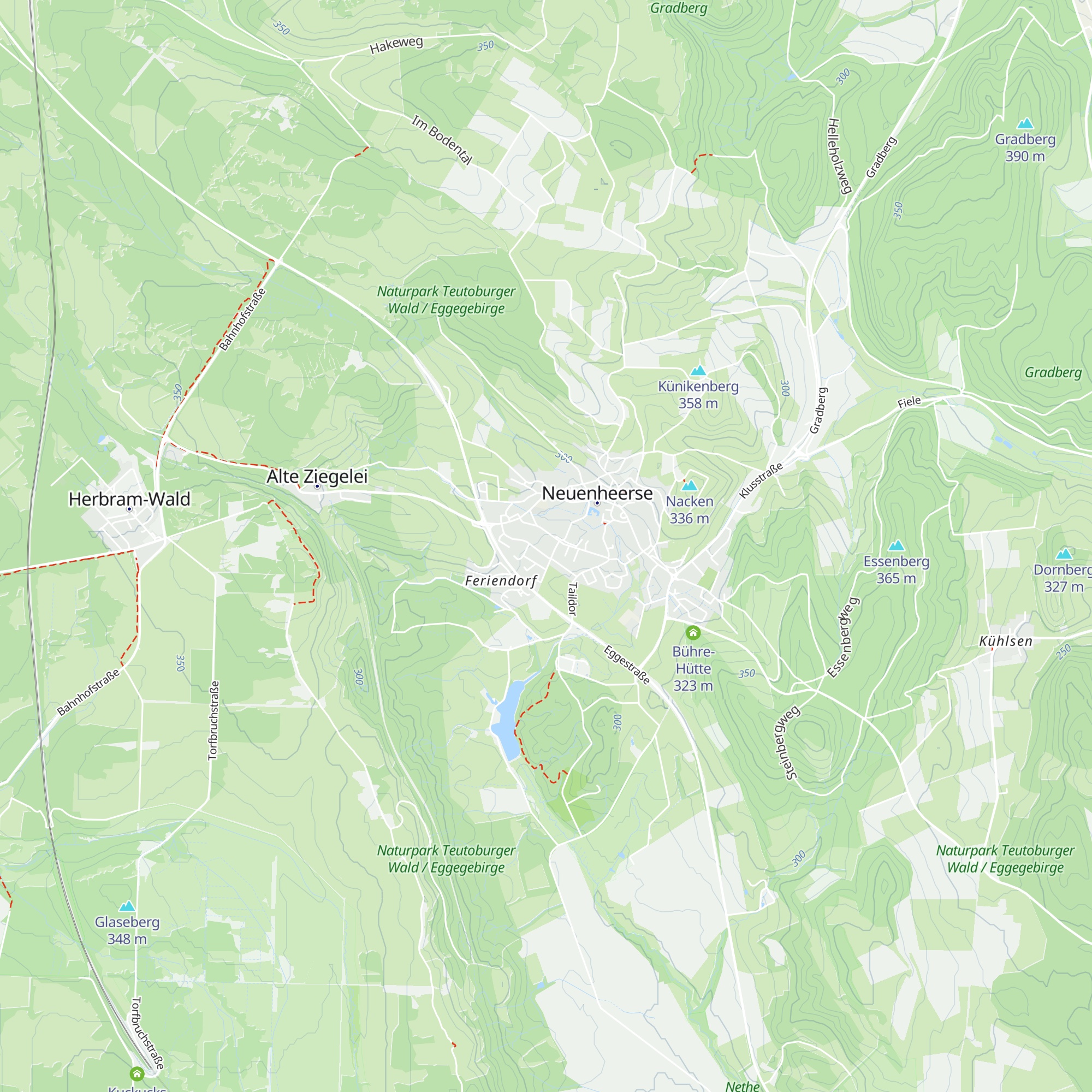 H1hütte map