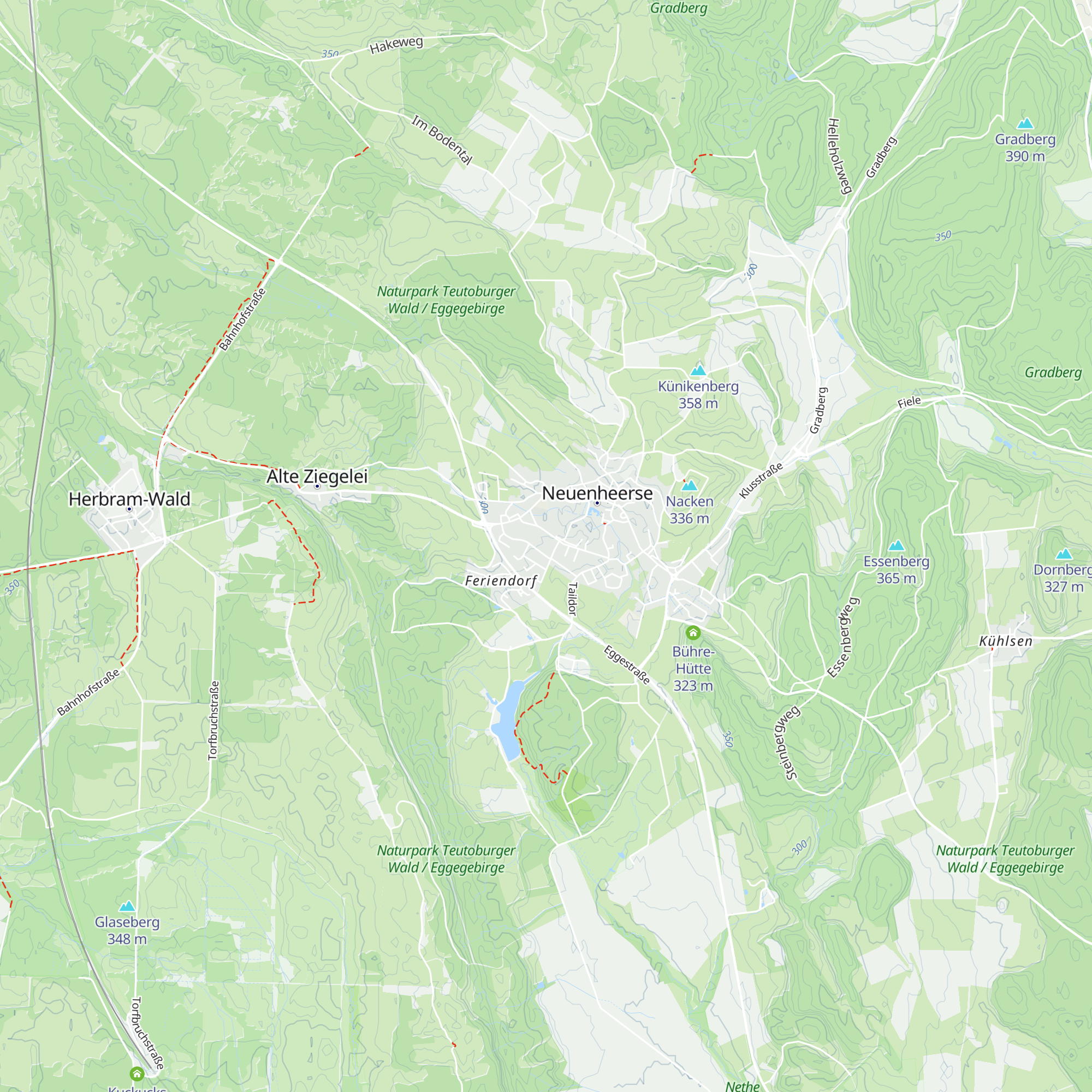 H1hütte map