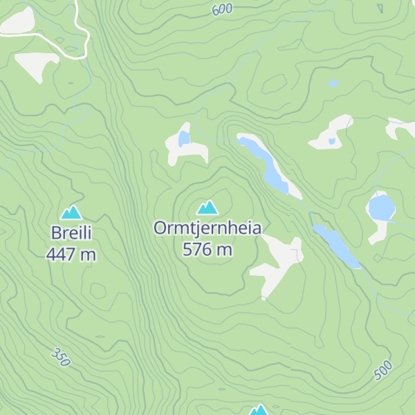 Map of Ormtjernheia