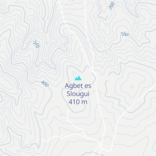 Map of Agbet es Slougui