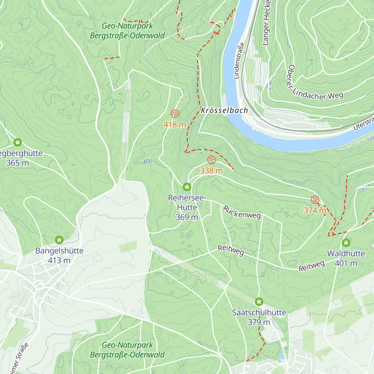 Reihersee-Hütte map