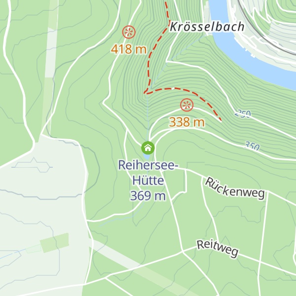 Map of Reihersee-Hütte
