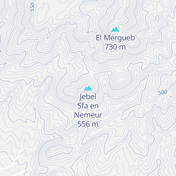 Map of Jebel Sfa en Nemeur