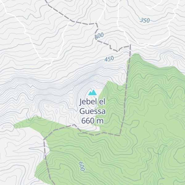 Map of Jebel el Guessa