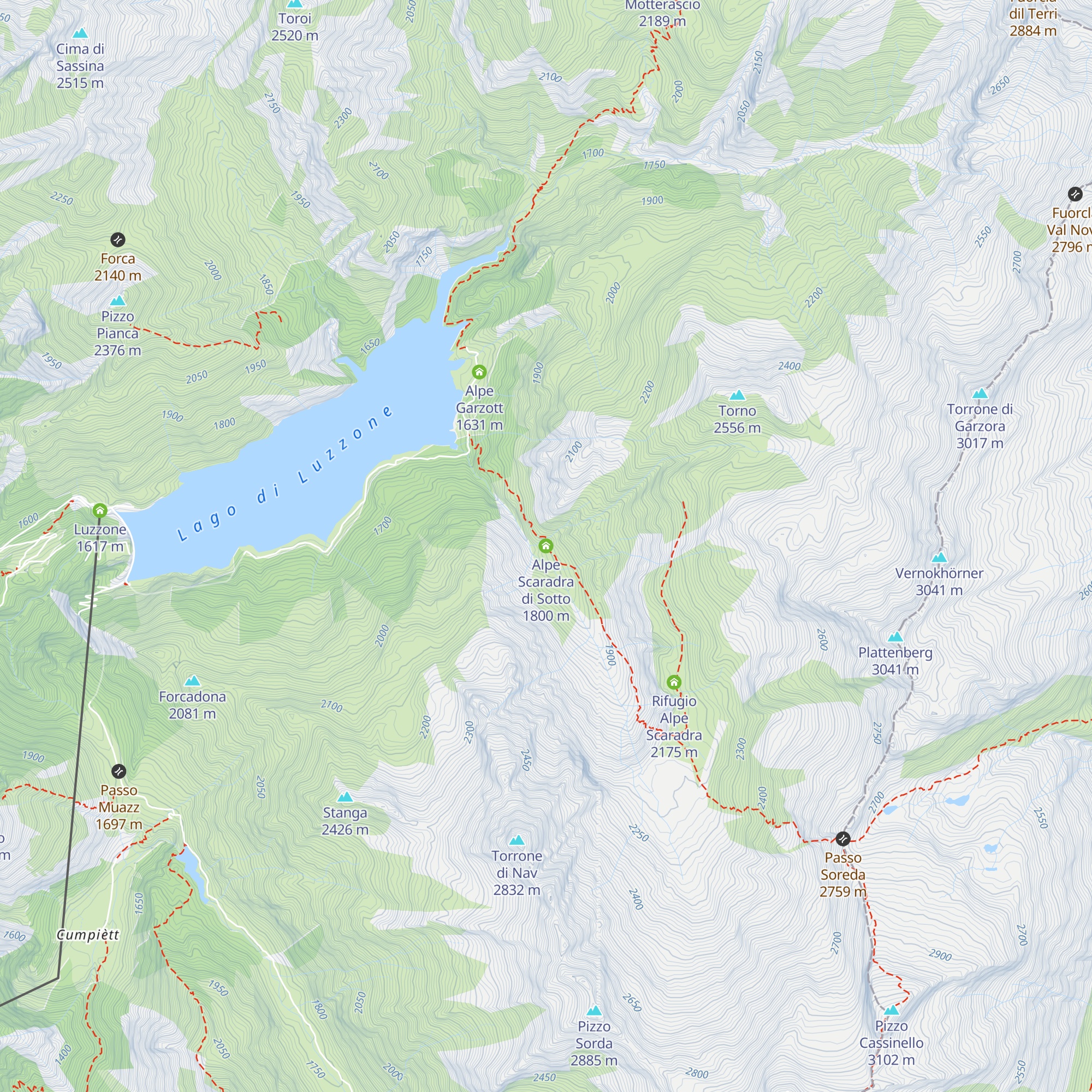 Alpe Scaradra di Sotto map