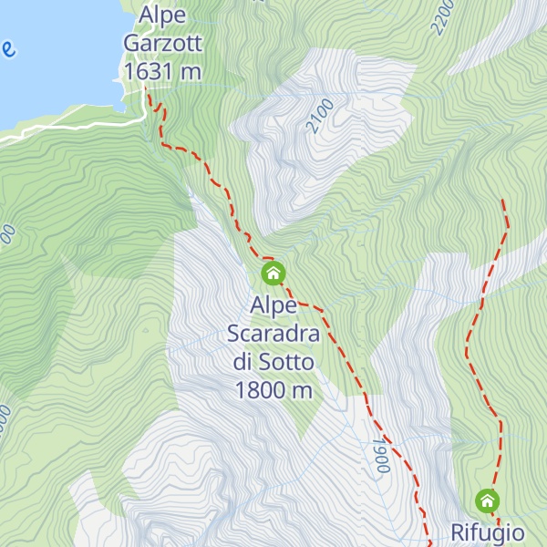 Map of Alpe Scaradra di Sotto