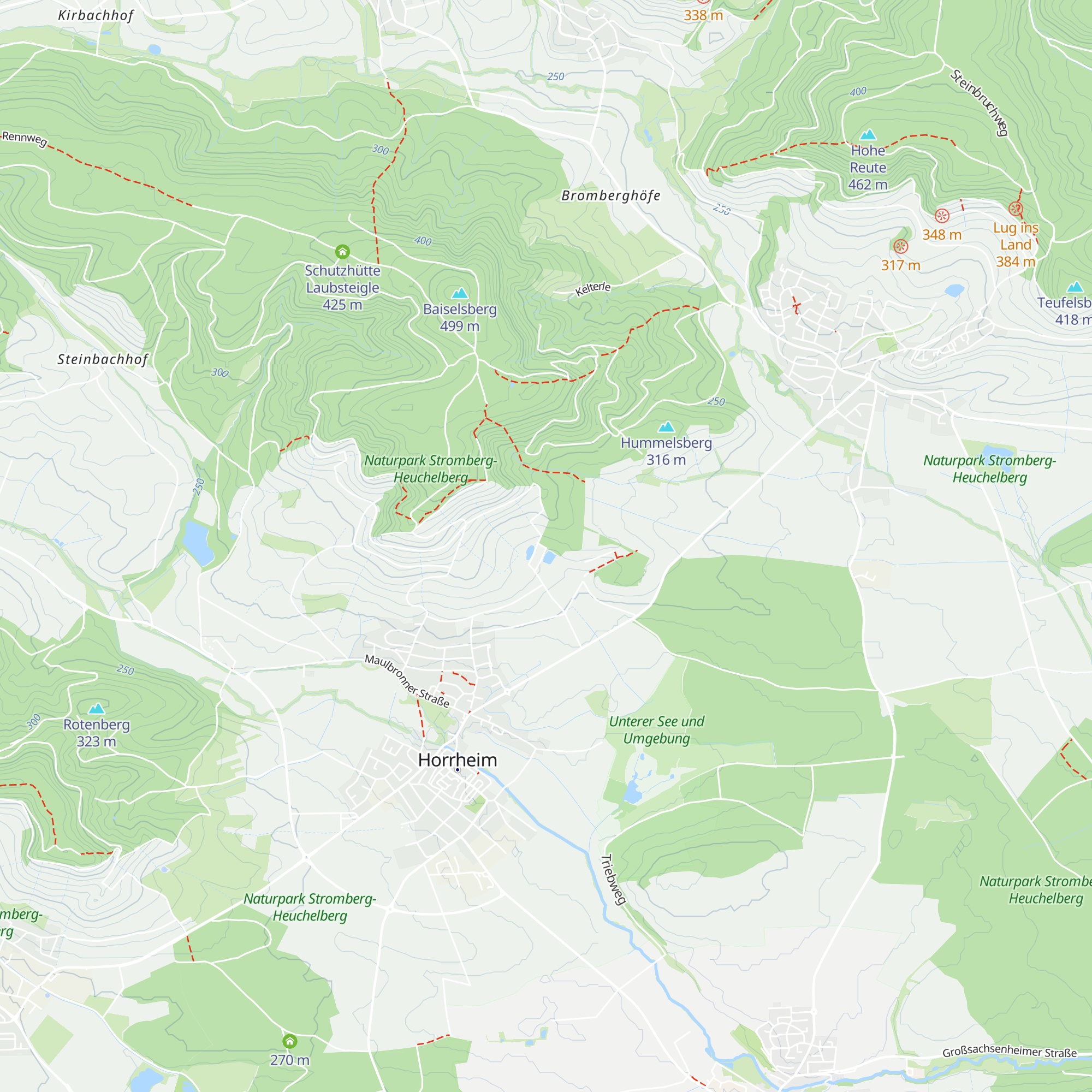 Schutzhütte Benzlesried map