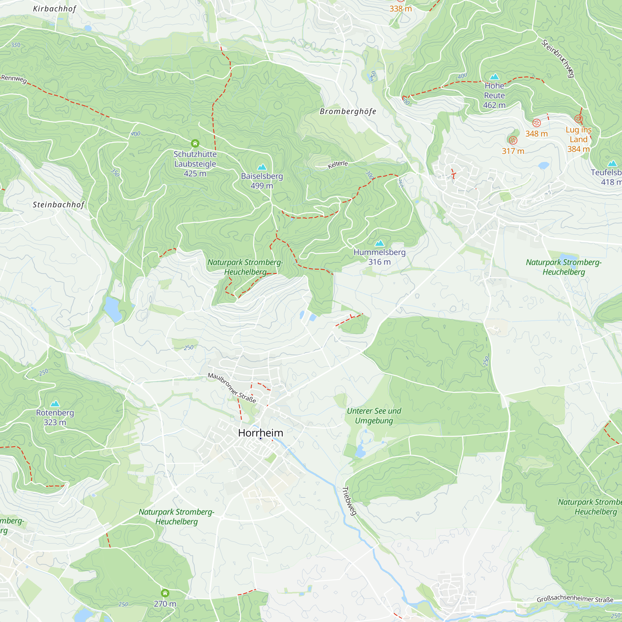 Schutzhütte Benzlesried map