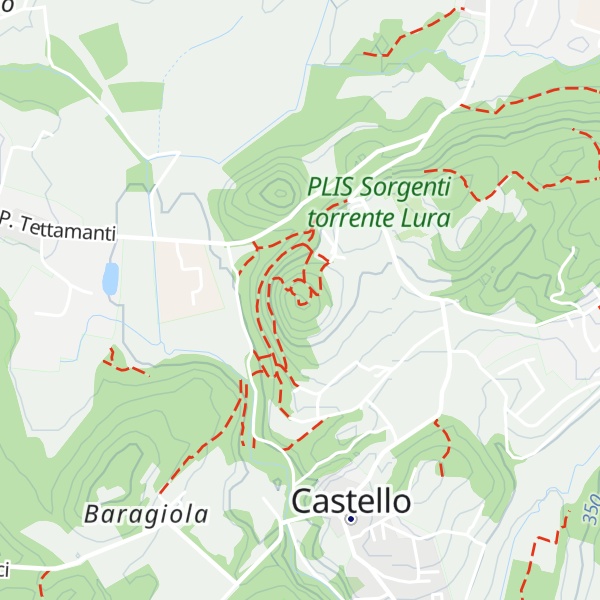 Map of La Pioggera