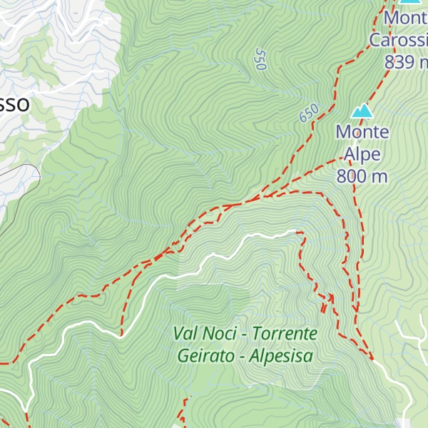 Map of Monte Mezzano