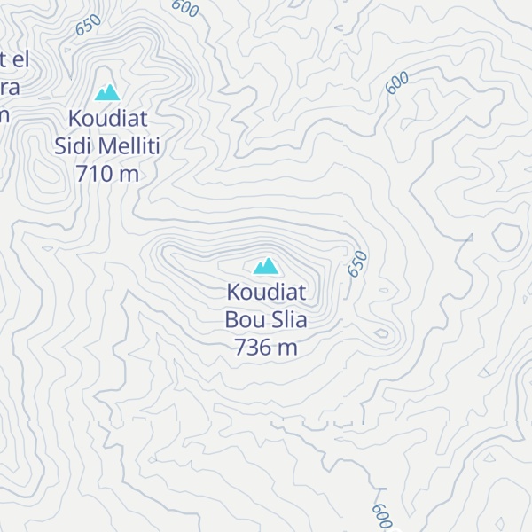 Map of Koudiat Bou Slia