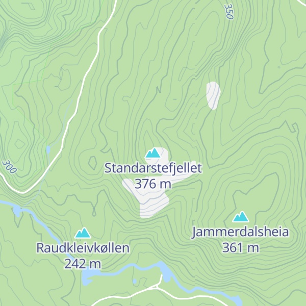 Map of Standarstefjellet