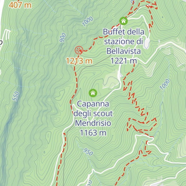 Map of Capanna degli scout Mendrisio