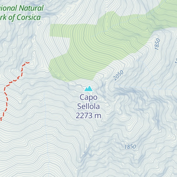 Map of Capo Sellola