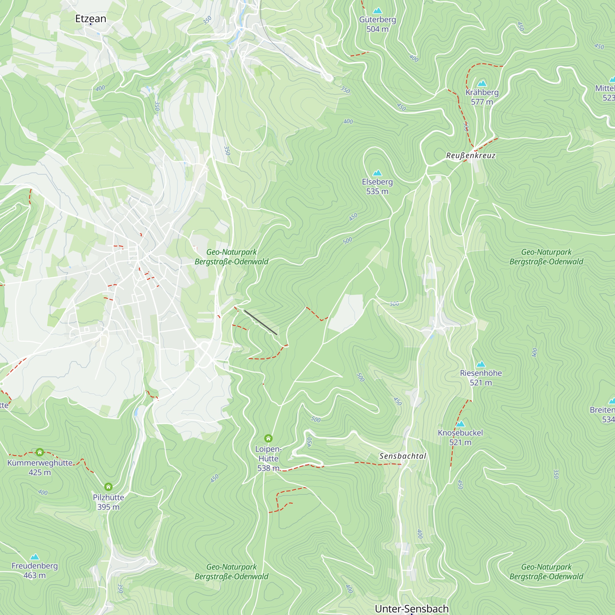 Dr.-Heinrich-Weber-Hütte map