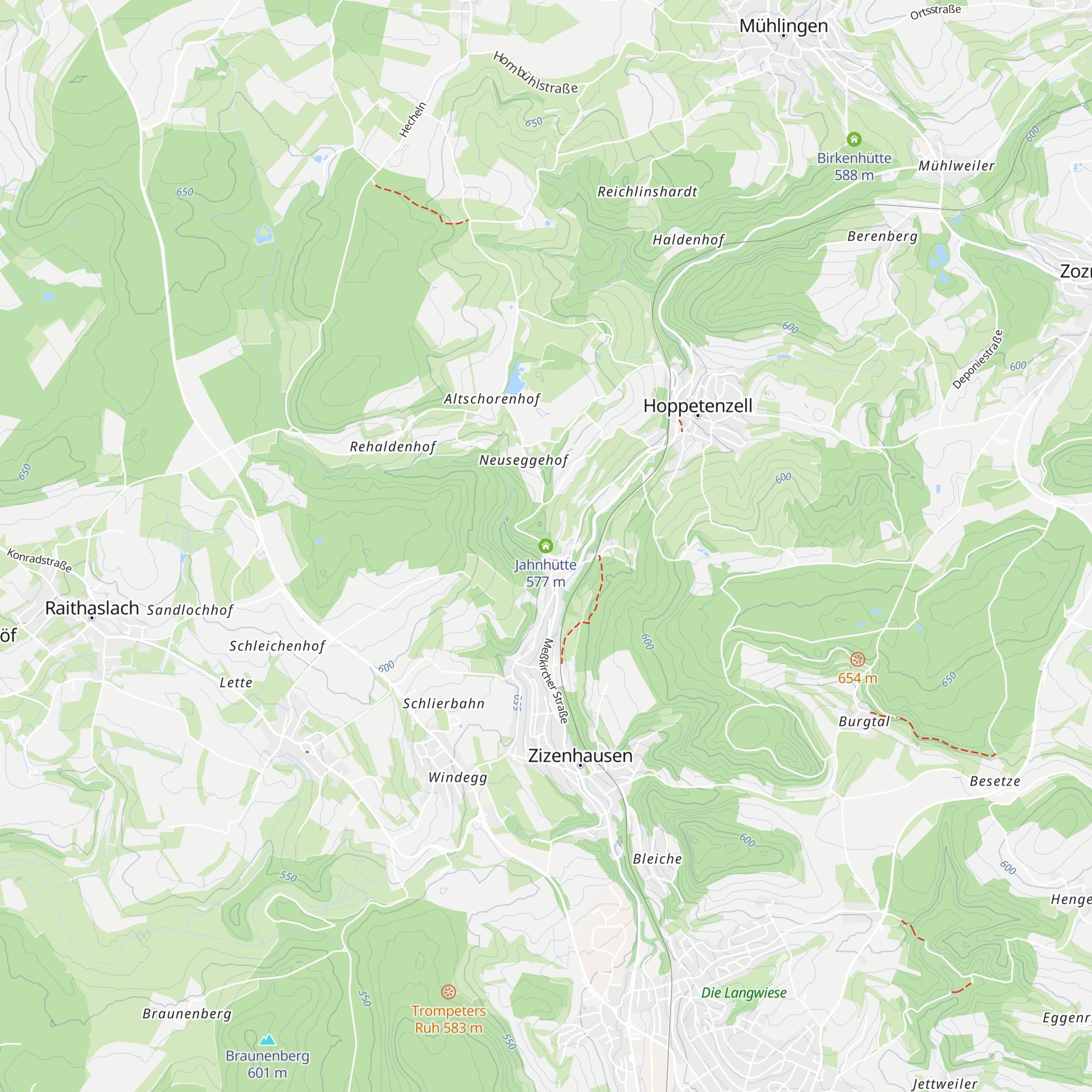 Jahnhütte map