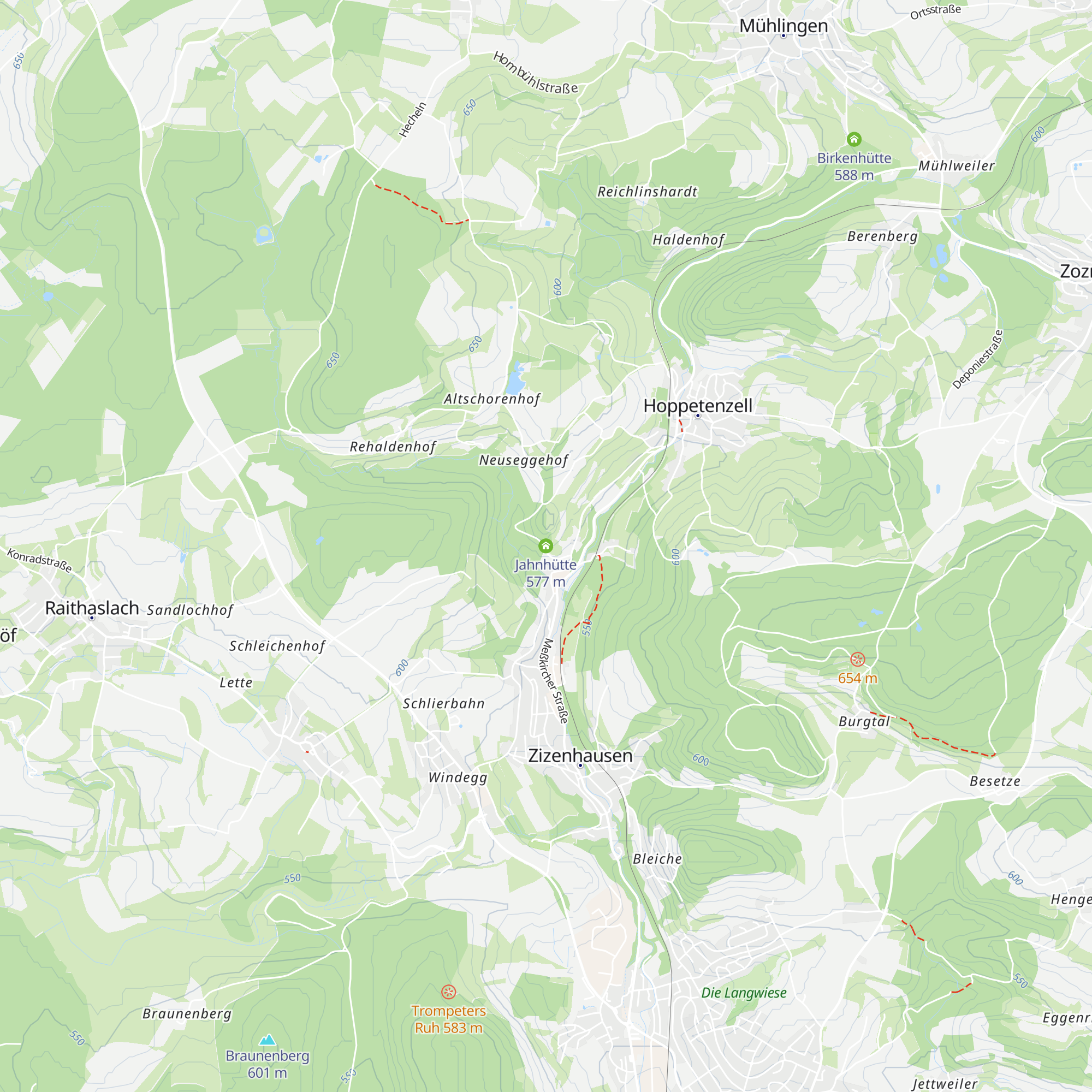 Jahnhütte map