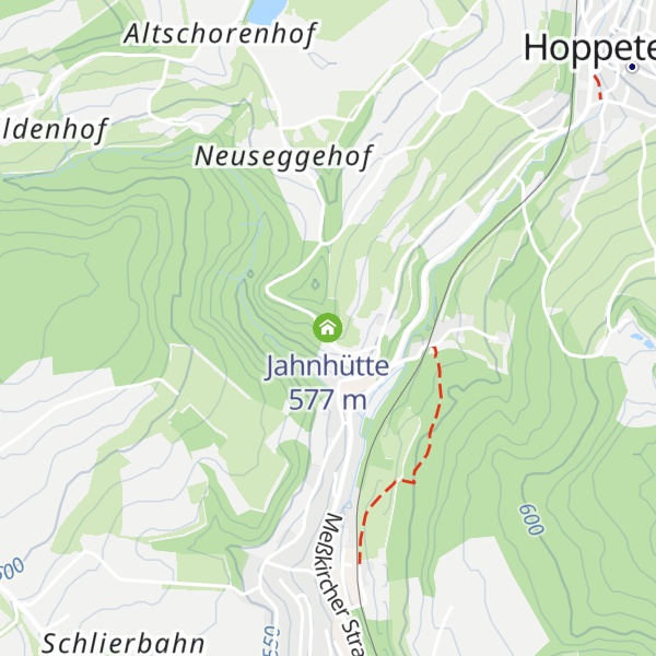 Map of Jahnhütte