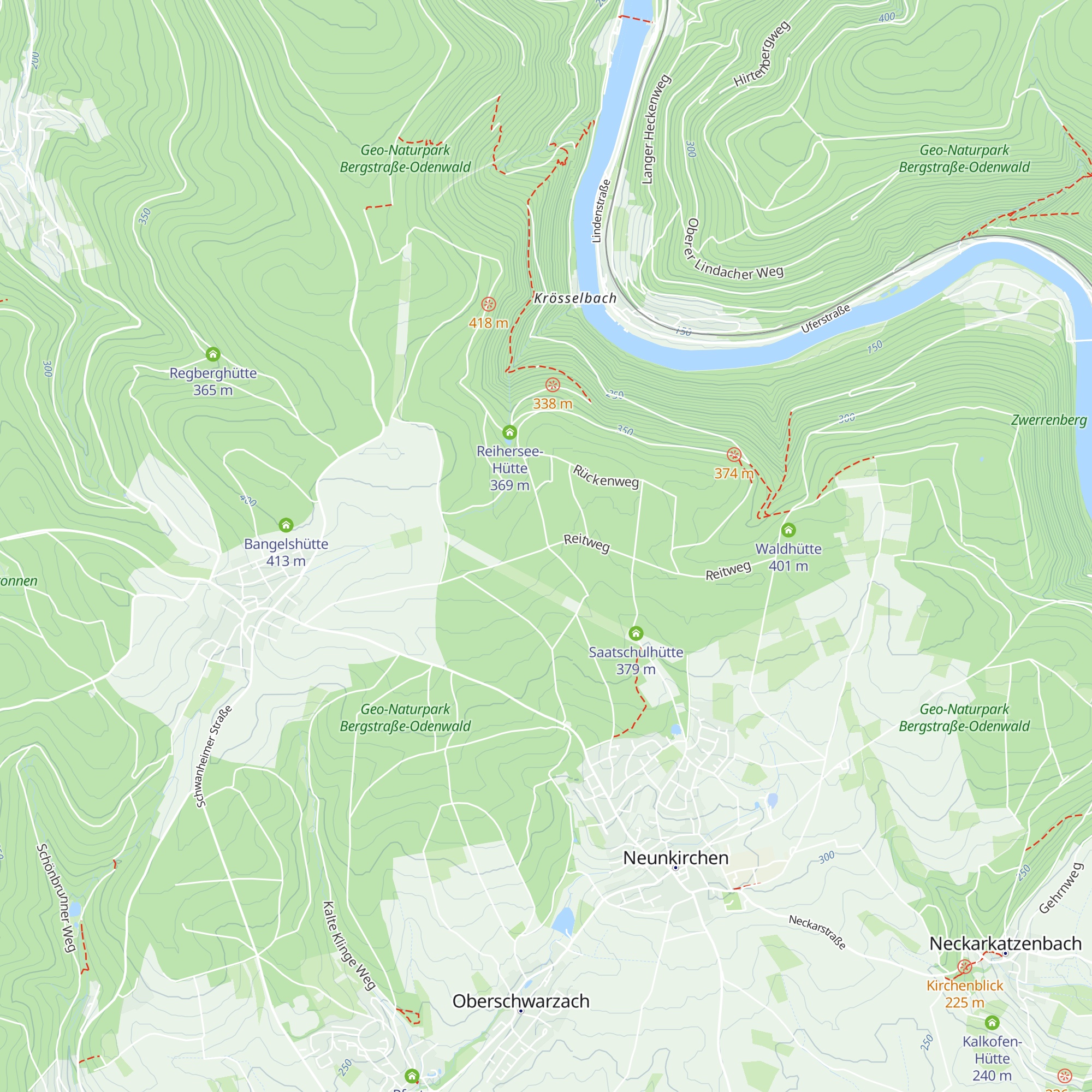 Fritz Baumgärtner-Hütte map
