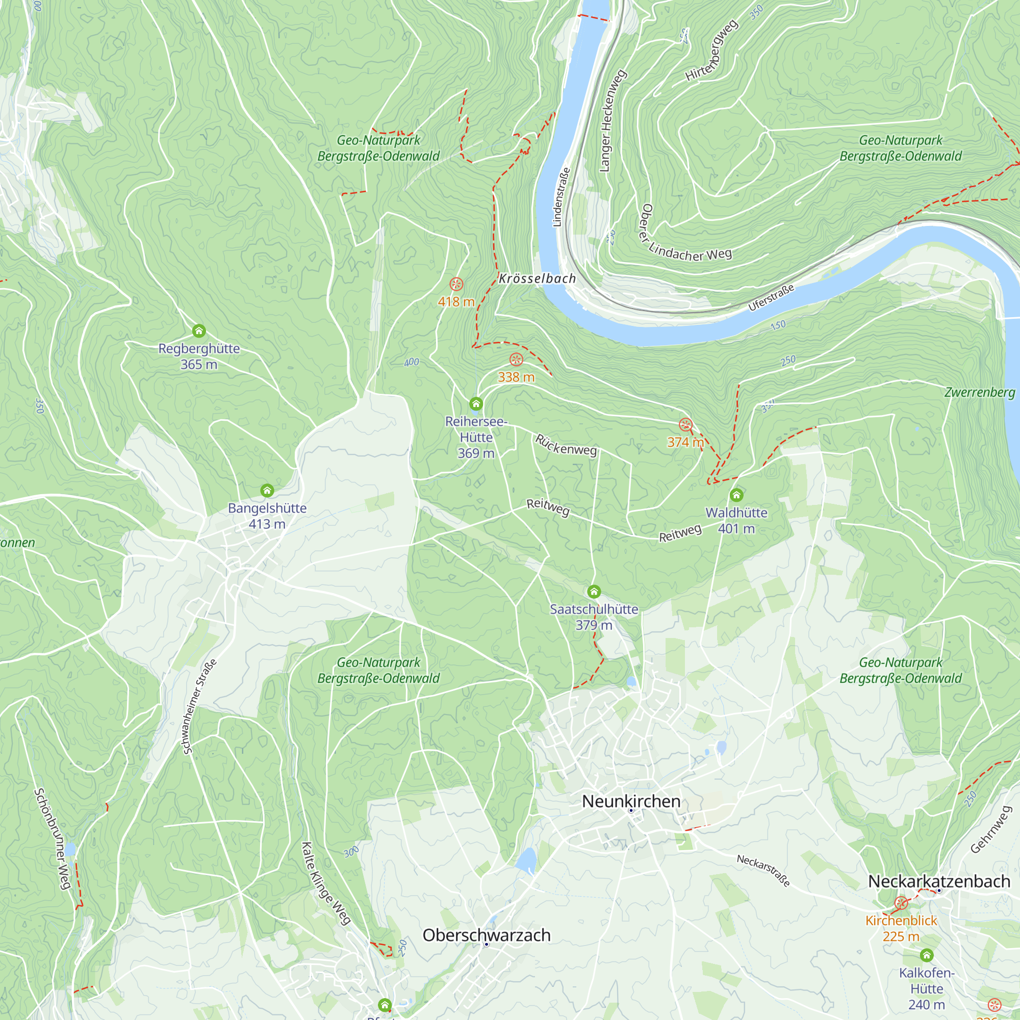 Fritz Baumgärtner-Hütte map