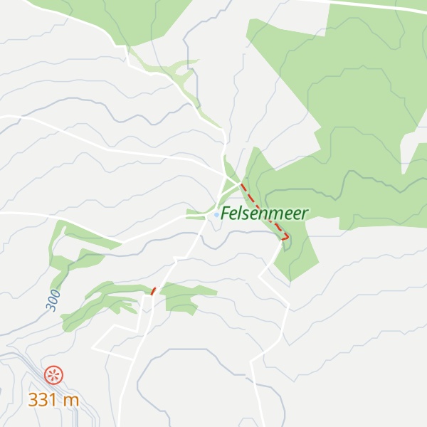 Map of Schutzhütten an den Dicken Steinen
