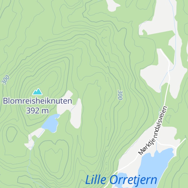 Map of Blomreisheiliene