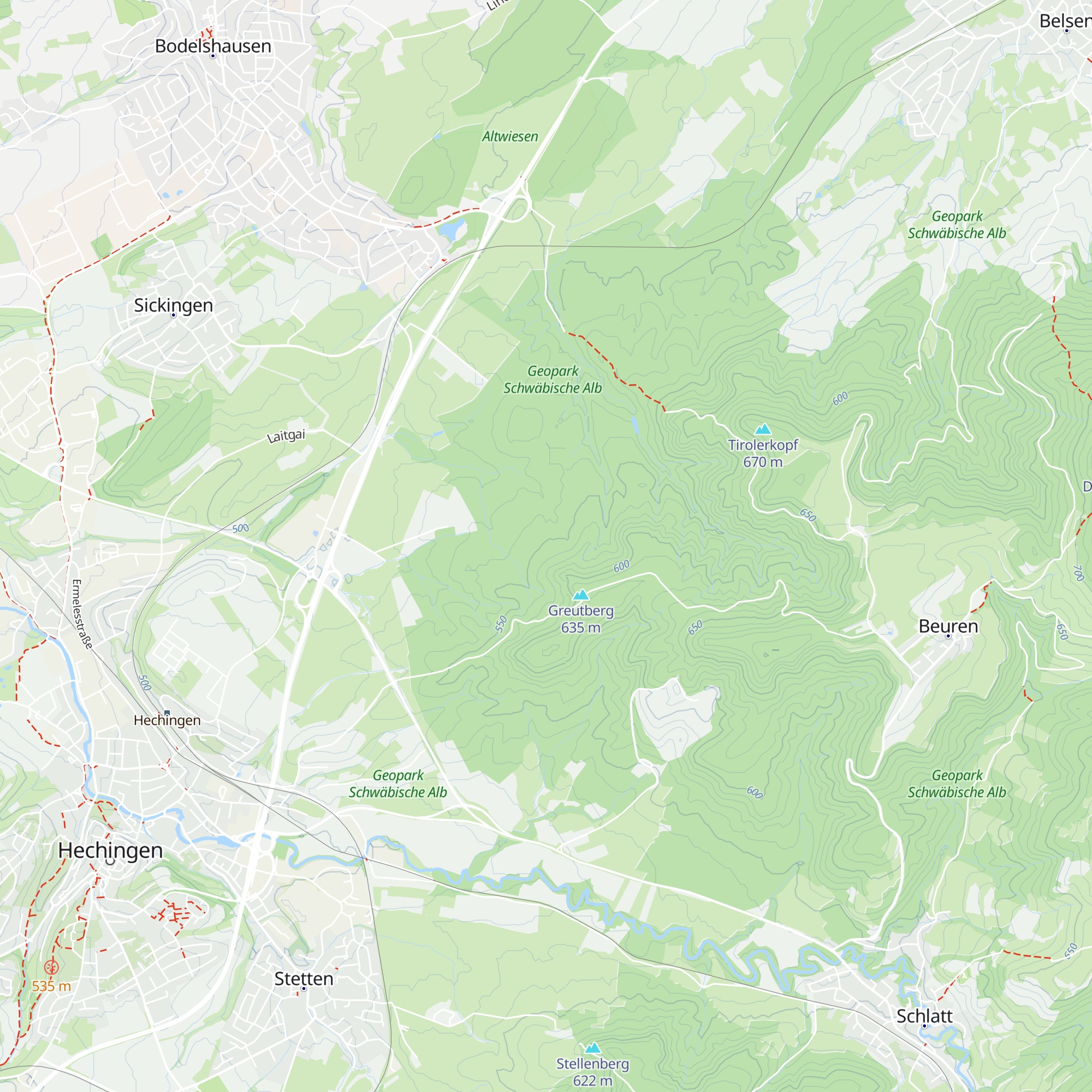 Wolfhütte map