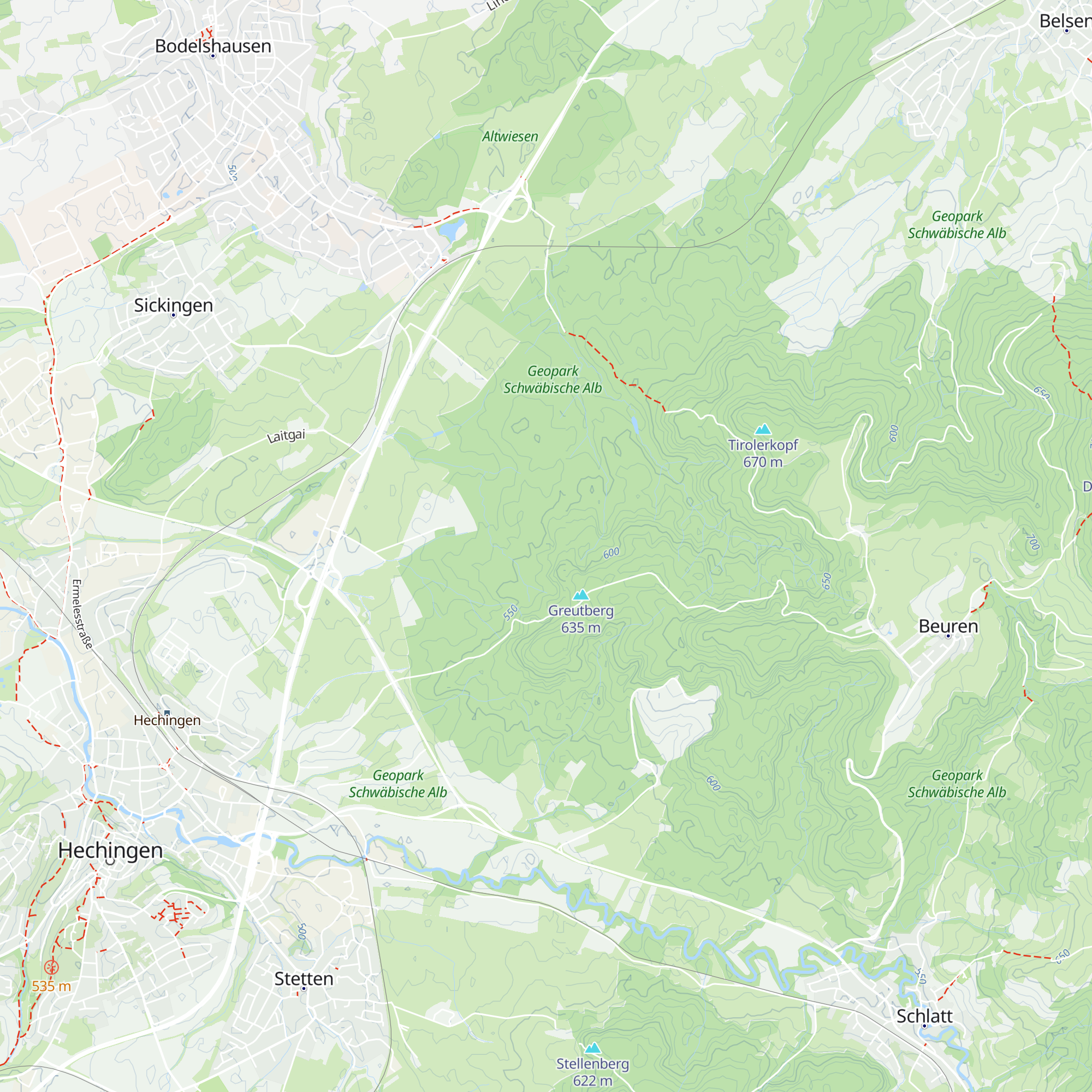 Wolfhütte map
