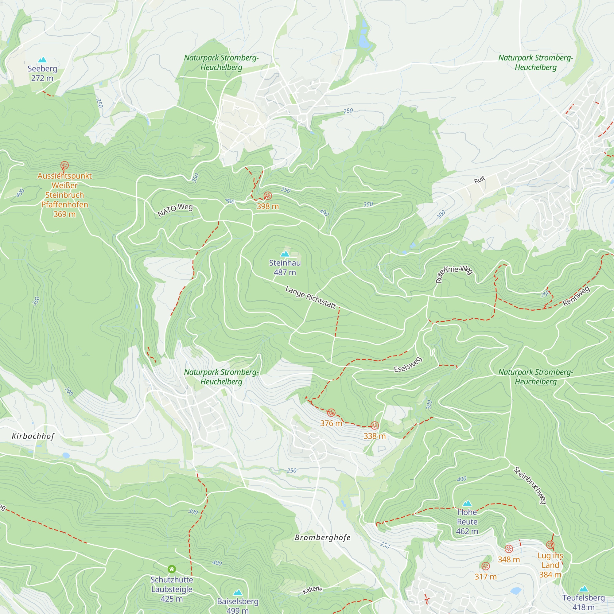 Steinehau-Hütte map