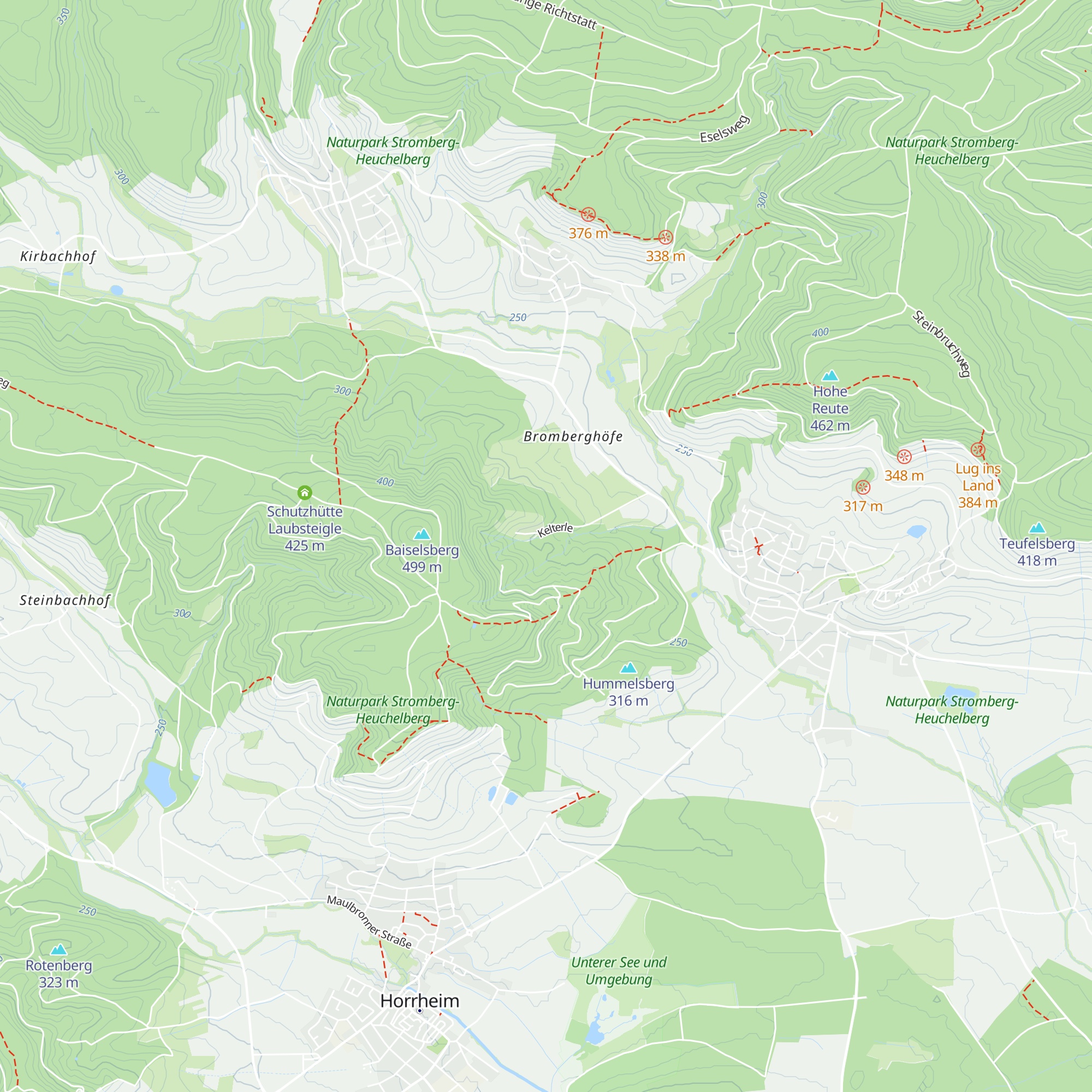 Baiselsberg-Hütte map