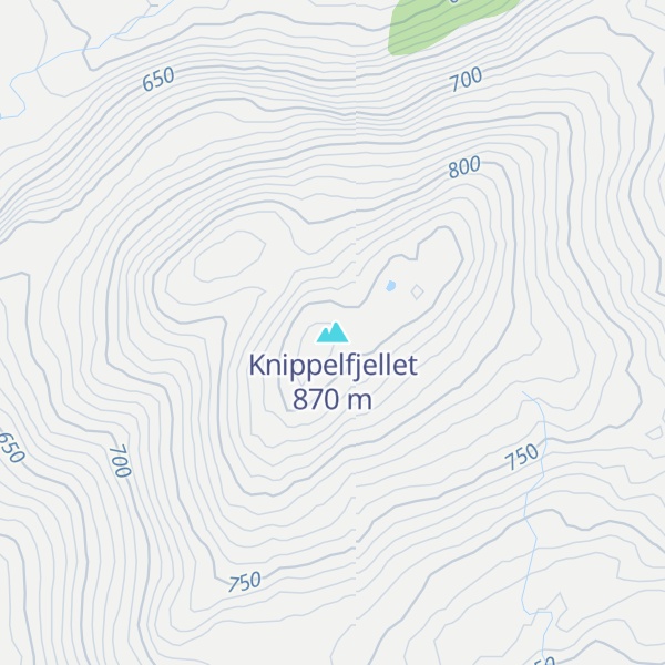 Map of Knippelfjellet