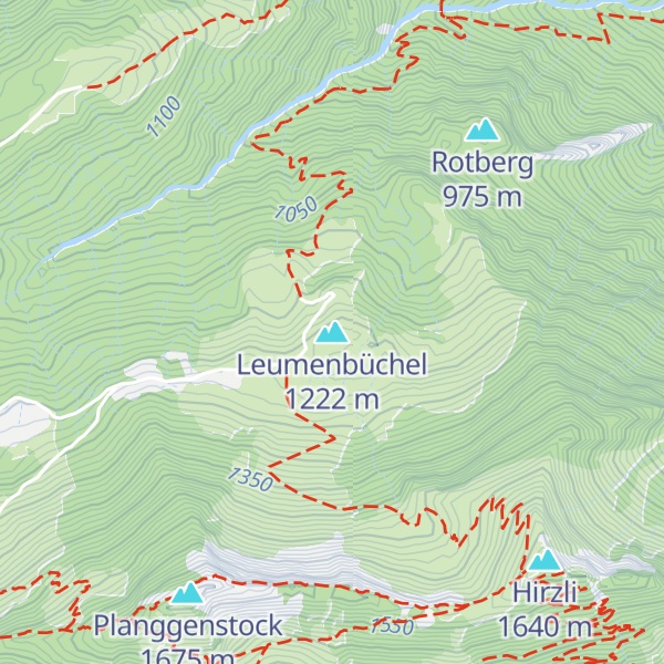 Map of Leumenbüchel