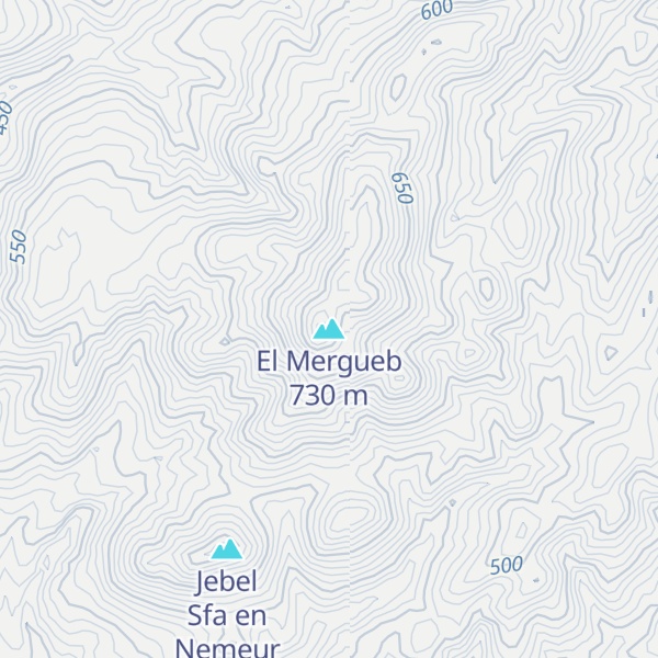 Map of El Mergueb