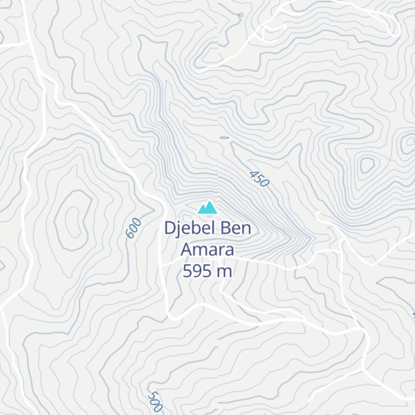 Map of Djebel Ben Amara