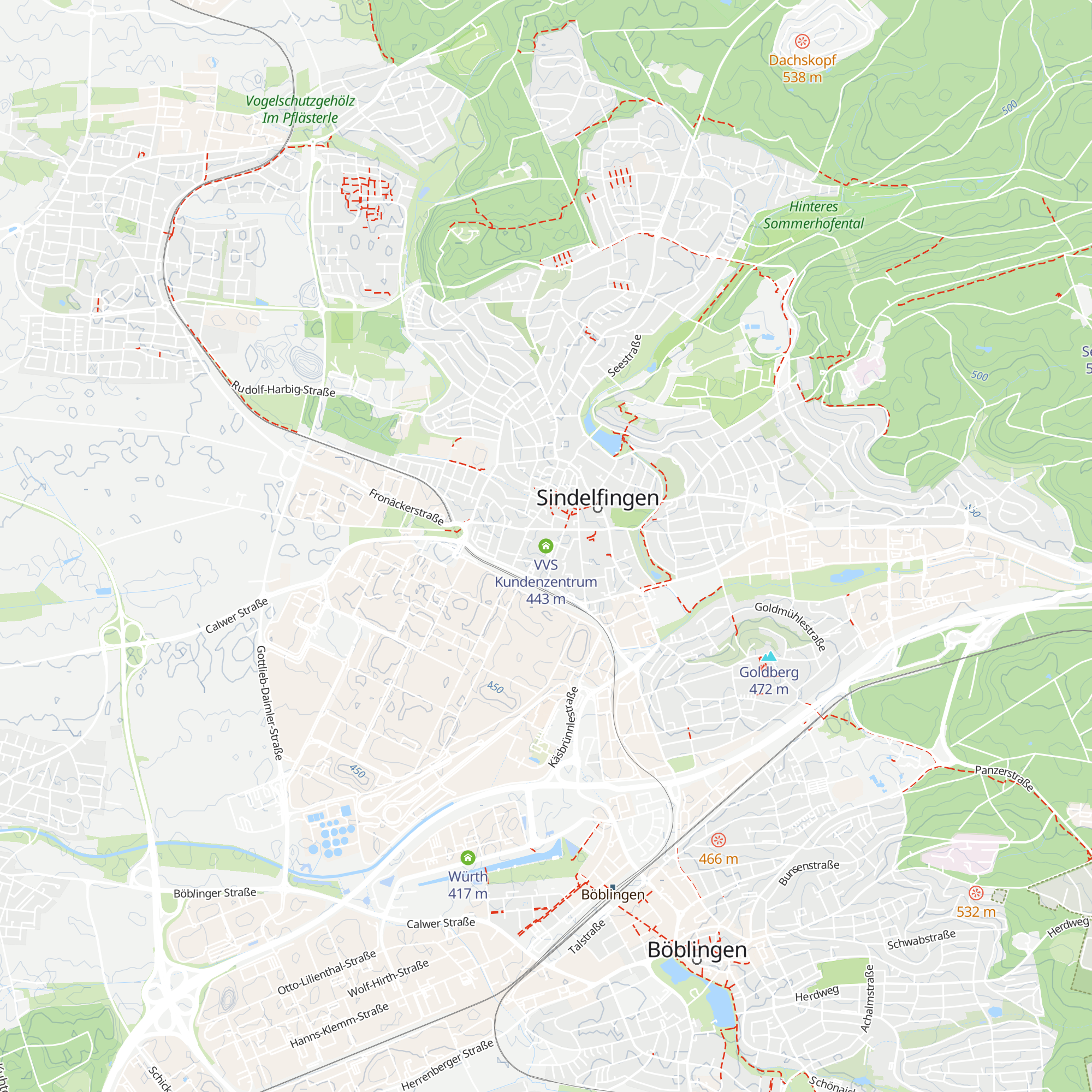 VVS Kundenzentrum map