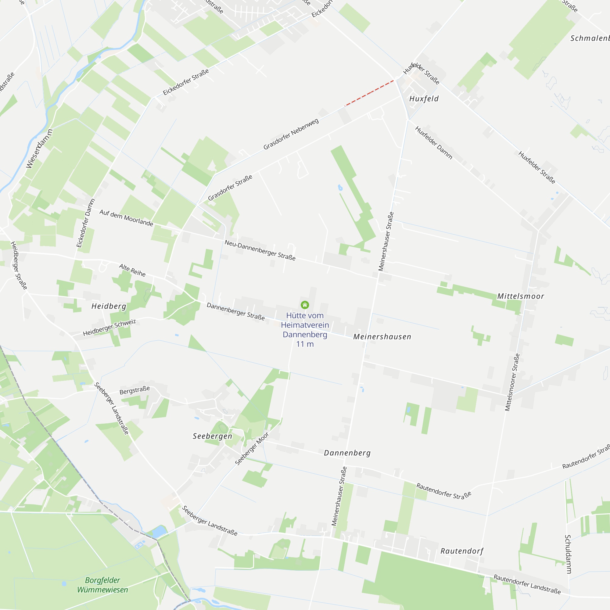Hütte vom Heimatverein Dannenberg map