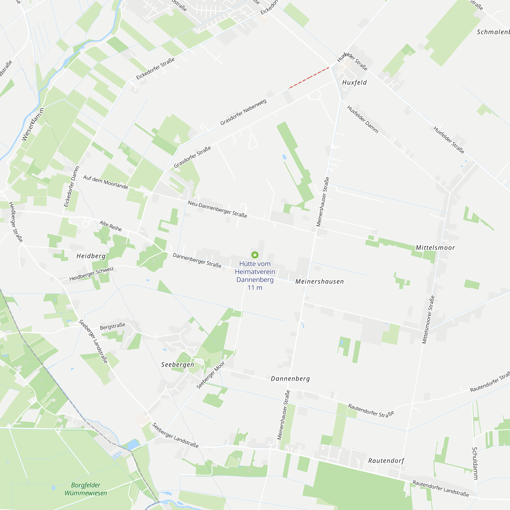 Hütte vom Heimatverein Dannenberg map