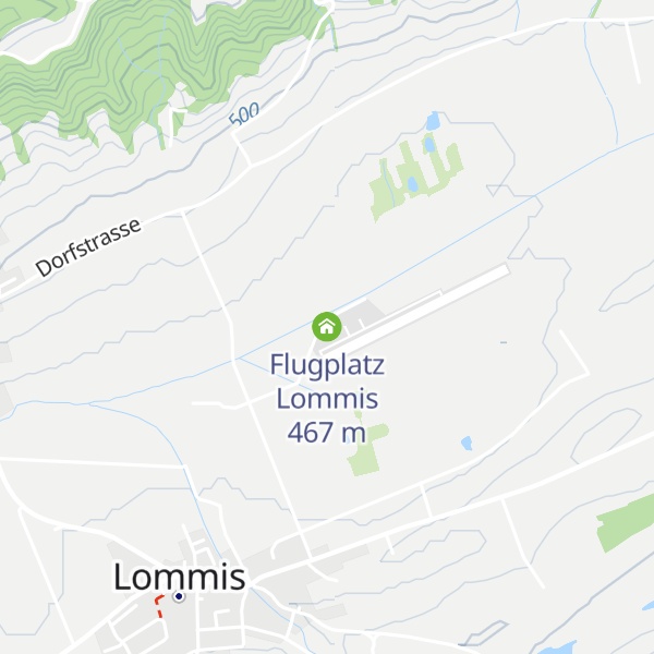 Map of Flugplatz Lommis