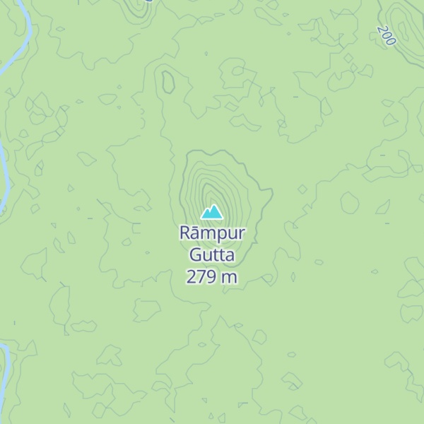 Map of Rāmpur Gutta