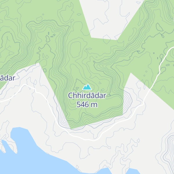 Map of Chhirdādar