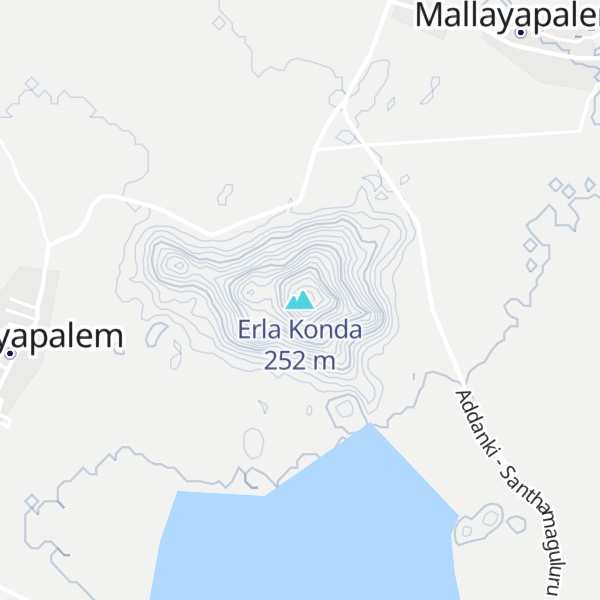 Map of Erla Konda