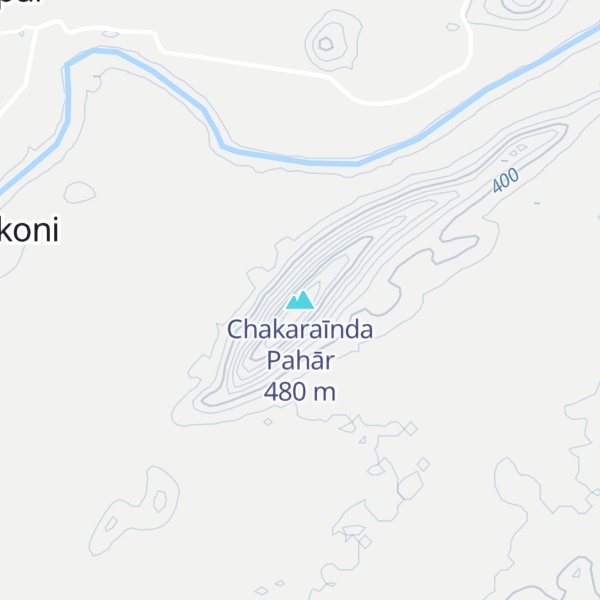 Map of Chakaraīnda Pahār