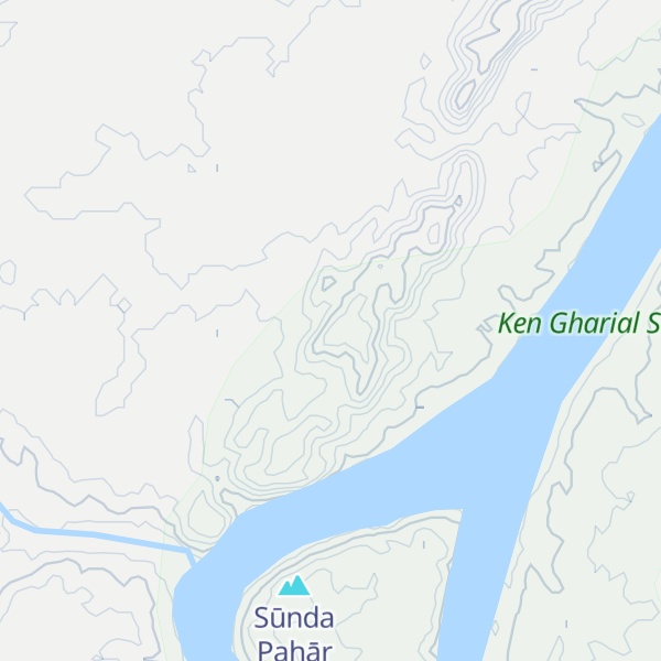 Map of Paniār Pahār