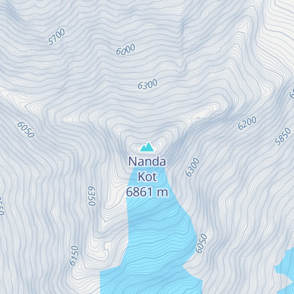 Map of Nanda Kot