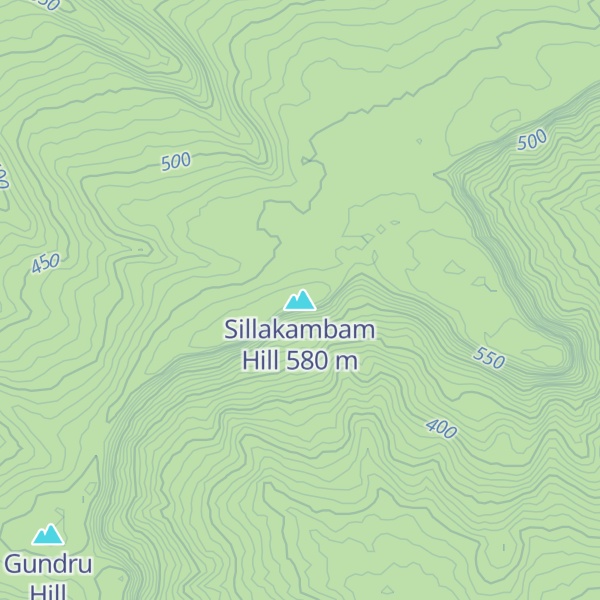 Map of Sillakambam Hill