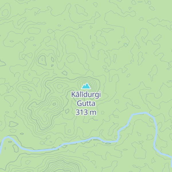 Map of Kālīdurgi Gutta