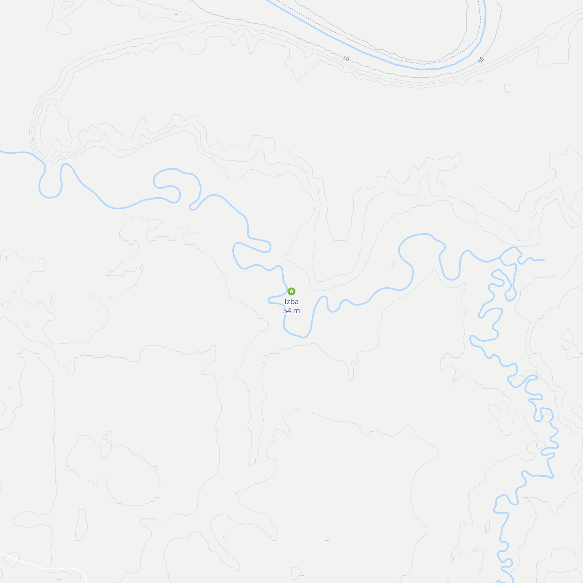 Izba map