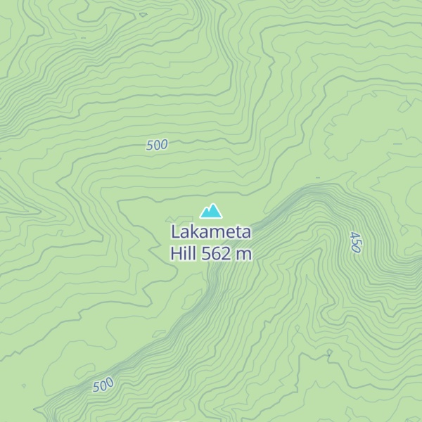 Map of Lakameta Hill