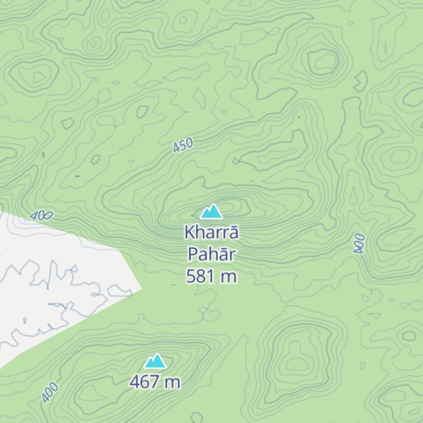Map of Kharrā Pahār