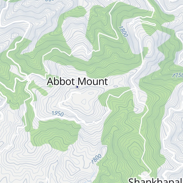 Map of Abbot Mount